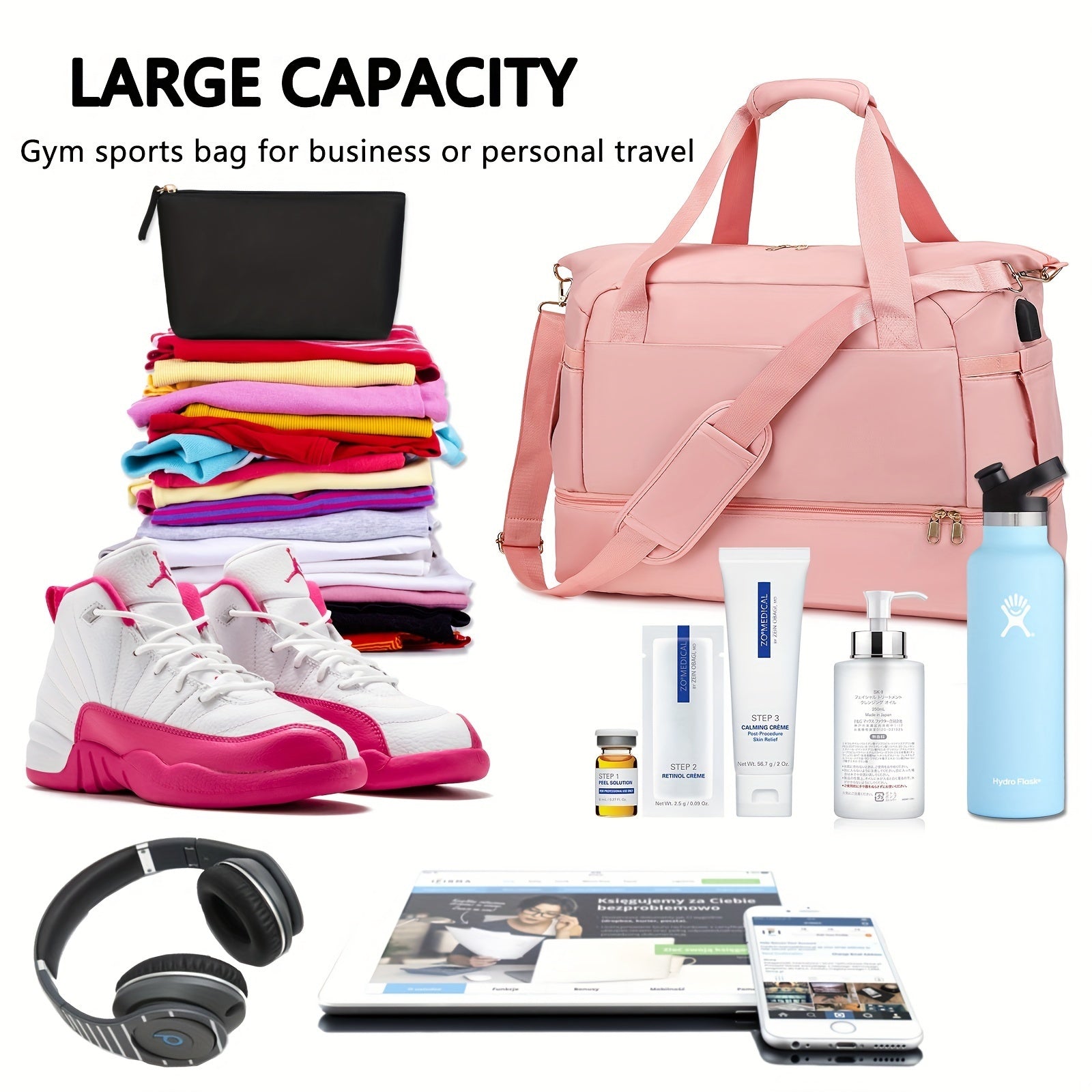 Pack smart, travel light — your gym companion anywhere you go
